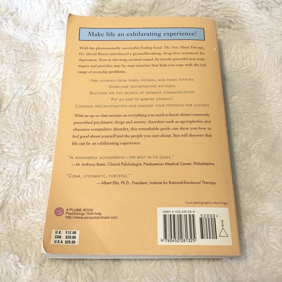 'The Feeling Good Handbook' Softcover By David D. Burns - Picture 2 of 7